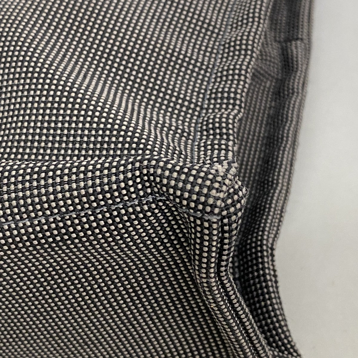 【6ae5569-k】エルメス トートバッグ エールラインPM キャンバス グレー シルバー金具【中古】メンズ レディース ユニセックス