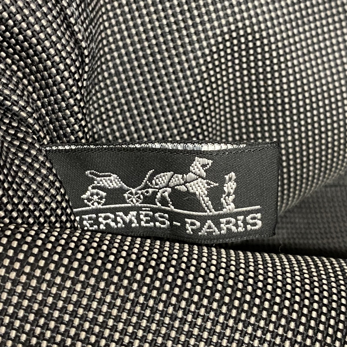 【6ae5569-k】エルメス トートバッグ エールラインPM キャンバス グレー シルバー金具【中古】メンズ レディース ユニセックス