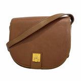 【6ae5570-k】セリーヌ ショルダーバッグ レザー ブラウン ゴールド金具【中古】レディース