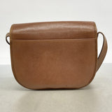 【6ae5570-k】セリーヌ ショルダーバッグ レザー ブラウン ゴールド金具【中古】レディース