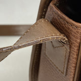 【6ae5570-k】セリーヌ ショルダーバッグ レザー ブラウン ゴールド金具【中古】レディース