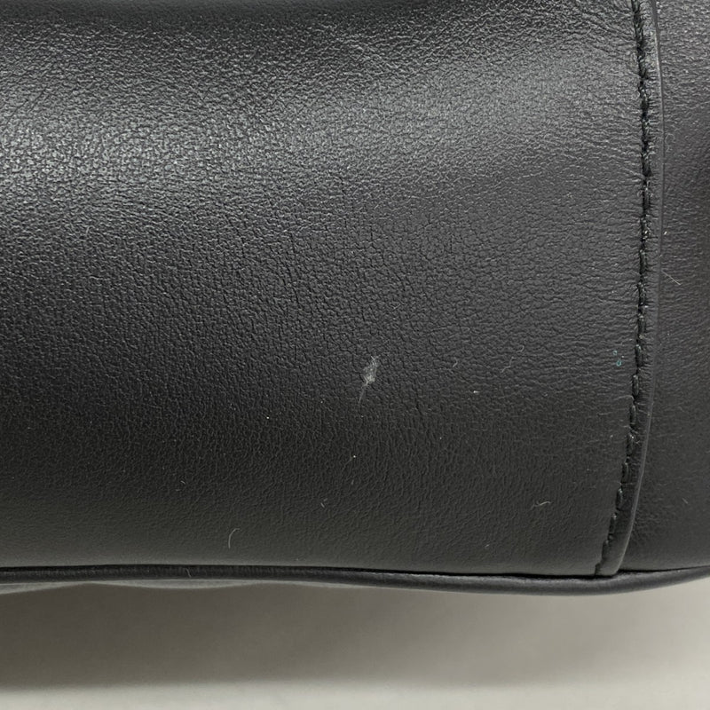 【6ae5571-k】グッチ ショルダーバッグ GGマーモント 443497 レザー ブラック ゴールド金具【中古】レディース