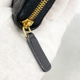 【6ae5572-k】シャネル 長財布 マトラッセ キャビアスキン ブラック ゴールド金具【中古】レディース