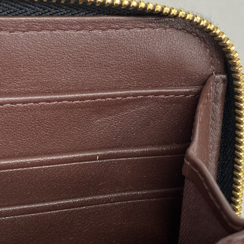 【6ae5572-k】シャネル 長財布 マトラッセ キャビアスキン ブラック ゴールド金具【中古】レディース