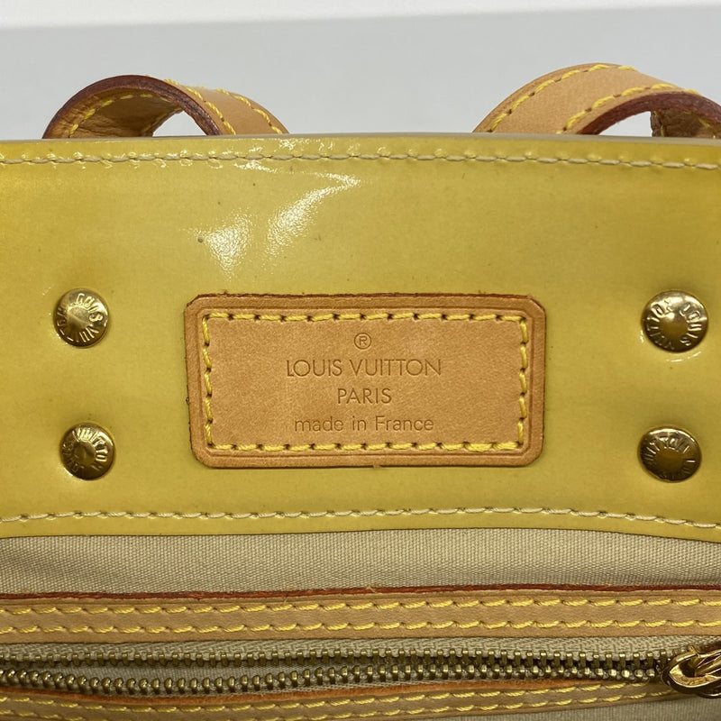 【6ae5585】ルイヴィトン ハンドバッグ ヴェルニ リードPM M91144 ベージュ【中古】レディース