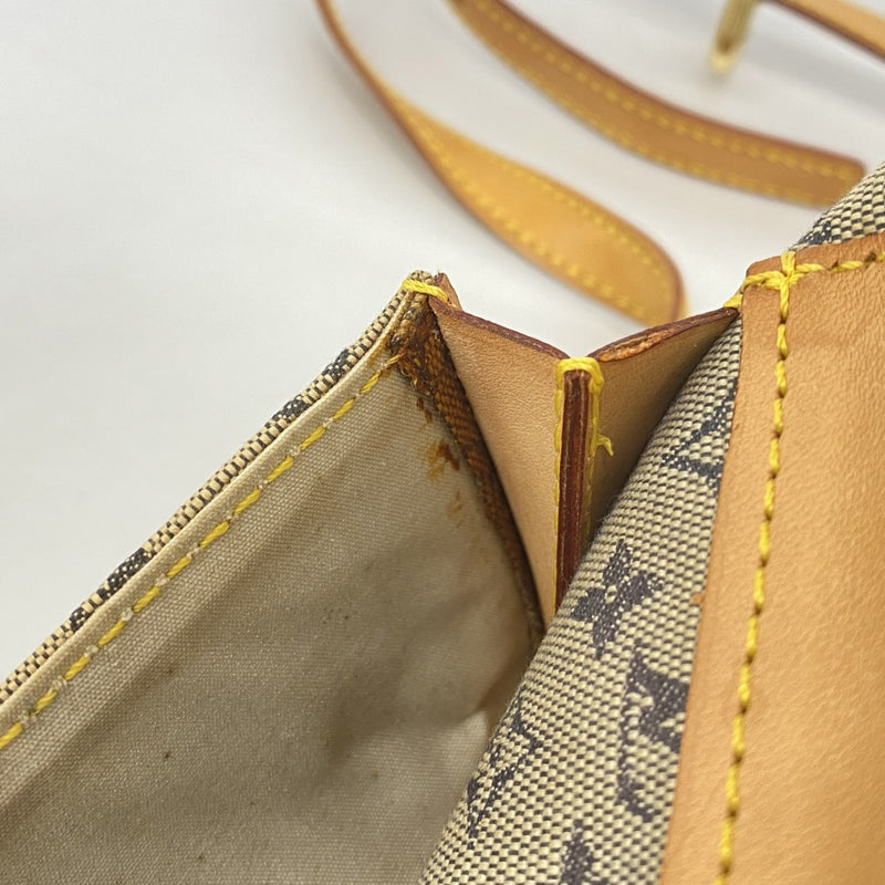 【6ae5586】ルイヴィトン ショルダーバッグ モノグラム・ミニ ジュリエットMM M92004 ブルー【中古】レディース