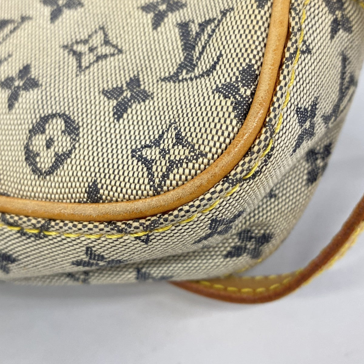 【6ae5586】ルイヴィトン ショルダーバッグ モノグラム・ミニ ジュリエットMM M92004 ブルー【中古】レディース