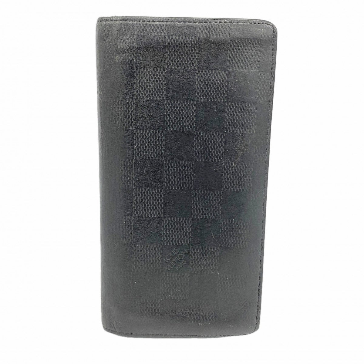 【6ae5587】ルイヴィトン 長財布 ダミエ・アンフィニ ポルトフォイユブラザ N63010 オニキス【中古】メンズ