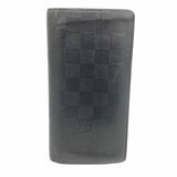 【6ae5587】ルイヴィトン 長財布 ダミエ・アンフィニ ポルトフォイユブラザ N63010 オニキス【中古】メンズ