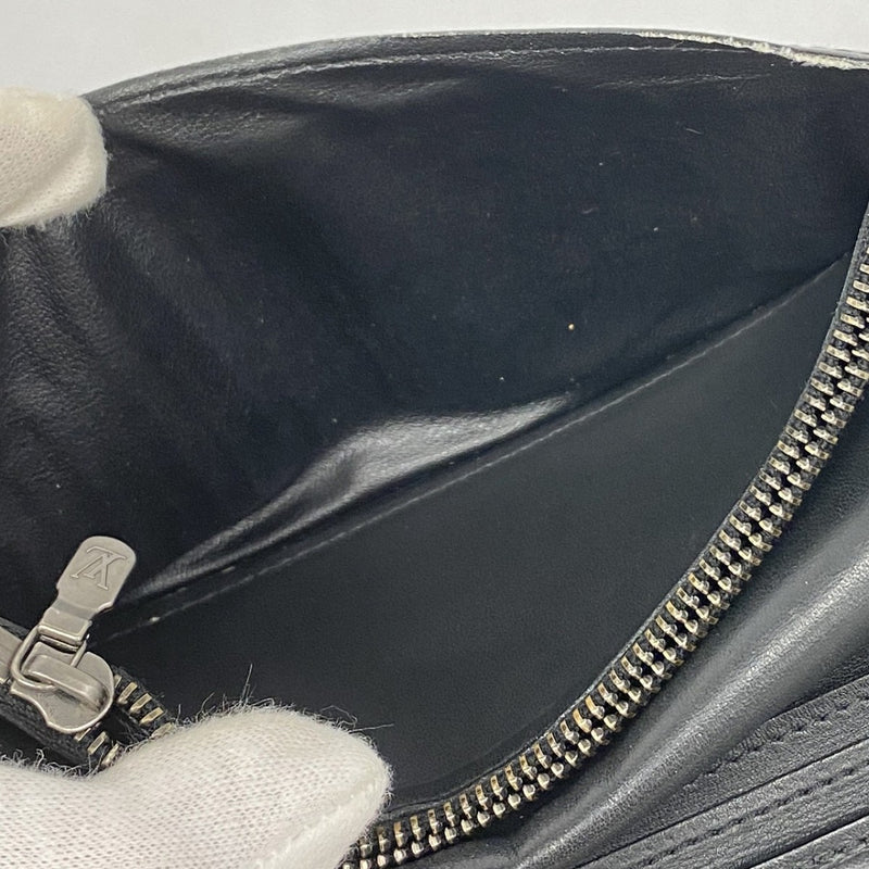 【6ae5587】ルイヴィトン 長財布 ダミエ・アンフィニ ポルトフォイユブラザ N63010 オニキス【中古】メンズ