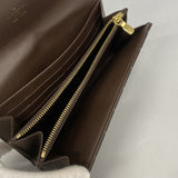 【6ae5588】ルイヴィトン 長財布 モノグラム・ミニラン ポルトフォイユサラ M95234 エベヌ【中古】レディース