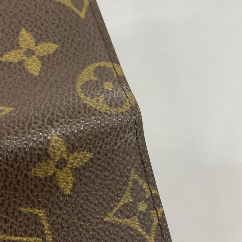 【6ae5589】ルイヴィトン 手帳カバー モノグラム アジェンダオリゾンタル R20008 ブラウン【中古】メンズ レディース ユニセックス