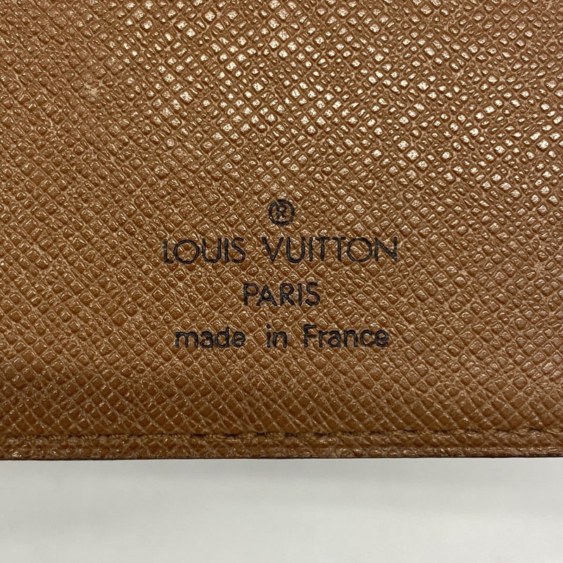 【6ae5589】ルイヴィトン 手帳カバー モノグラム アジェンダオリゾンタル R20008 ブラウン【中古】メンズ レディース ユニセックス