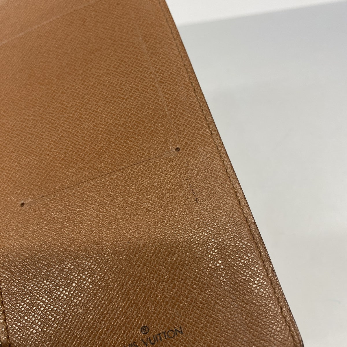 【6ae5589】ルイヴィトン 手帳カバー モノグラム アジェンダオリゾンタル R20008 ブラウン【中古】メンズ レディース ユニセックス