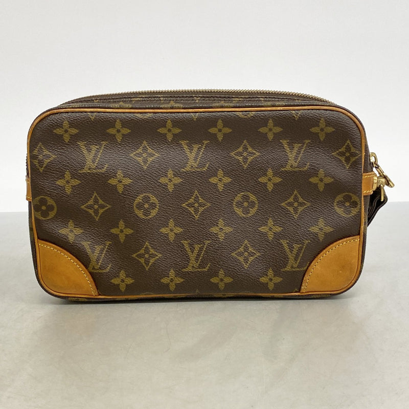 【6ae5608】ルイヴィトン クラッチバッグ モノグラム マルリードラゴンヌGM M51825 ブラウン【中古】メンズ