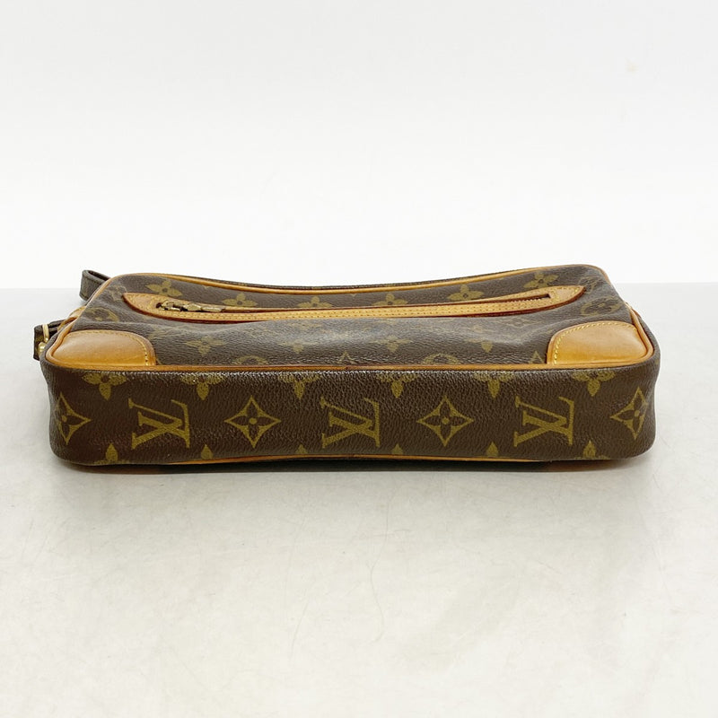 【6ae5608】ルイヴィトン クラッチバッグ モノグラム マルリードラゴンヌGM M51825 ブラウン【中古】メンズ