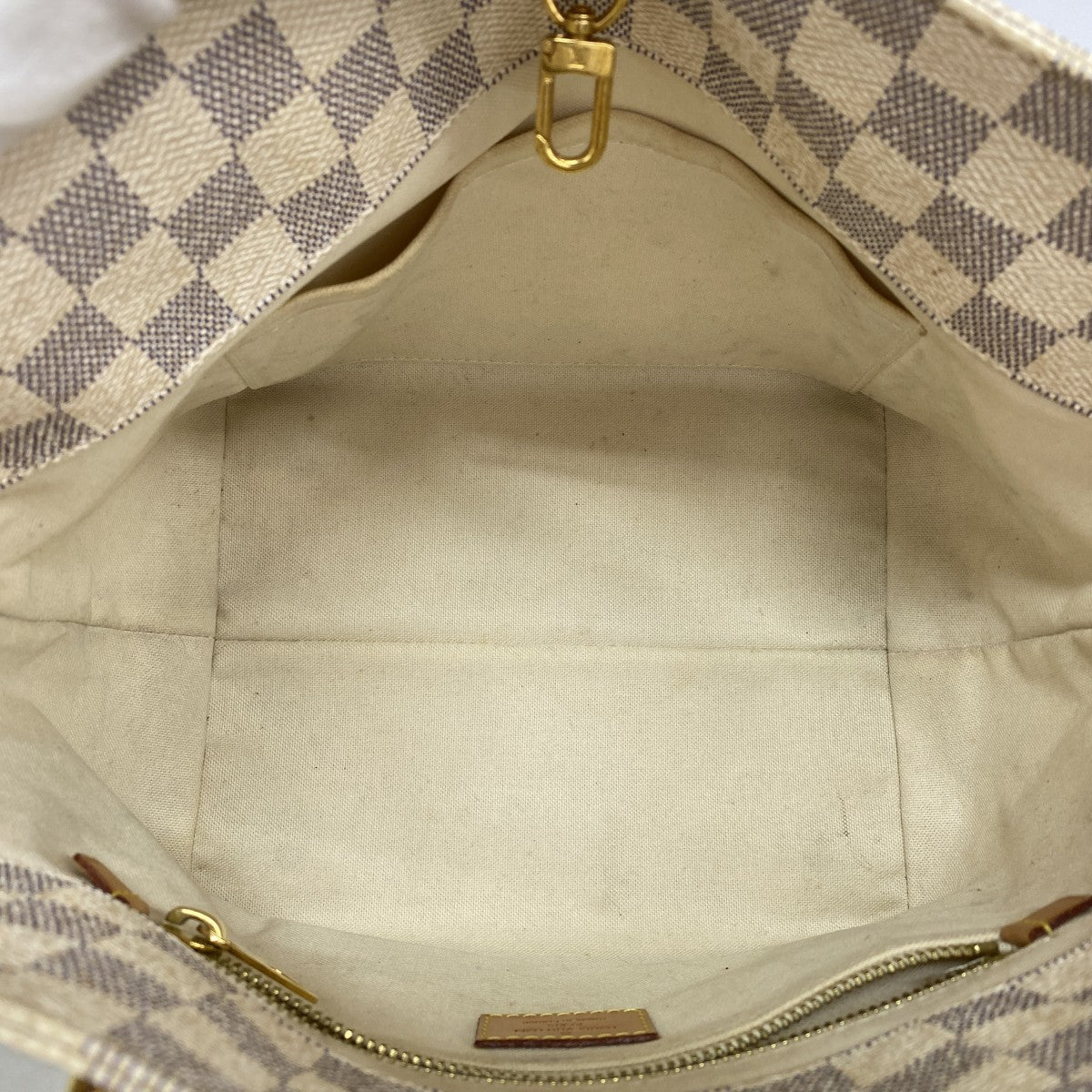 【6ae5609】ルイヴィトン トートバッグ ダミエ・アズール カバPM N41376 ホワイト【中古】レディース