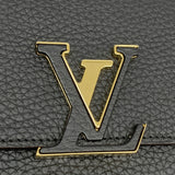 【6ae5610】ルイヴィトン 長財布 トリヨン ポルトフォイユカプシーヌ M61248 ノワール【中古】レディース