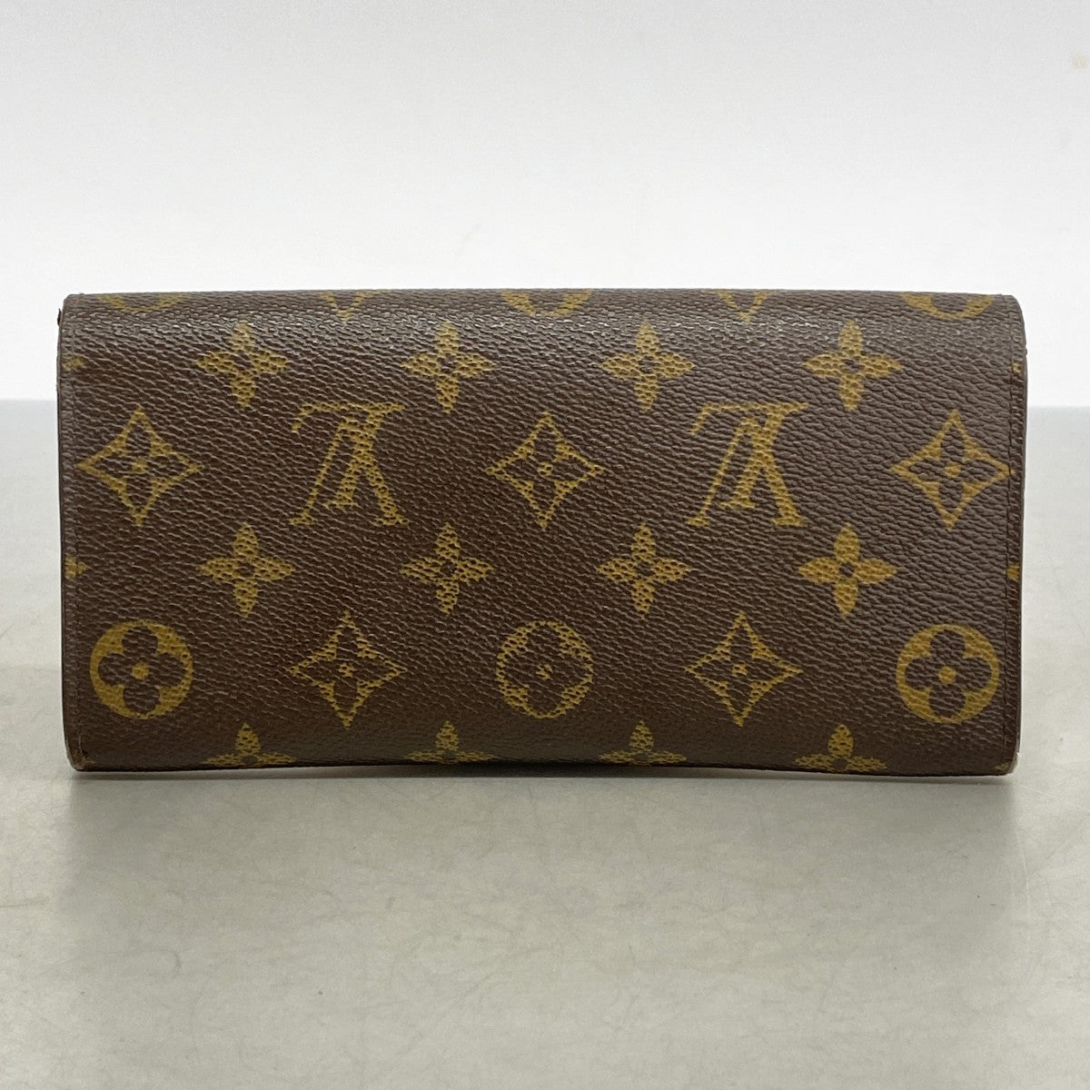 【6ae5612】ルイヴィトン 長財布 モノグラム ポルトフォイユエミリー M60136 ルージュ【中古】レディース