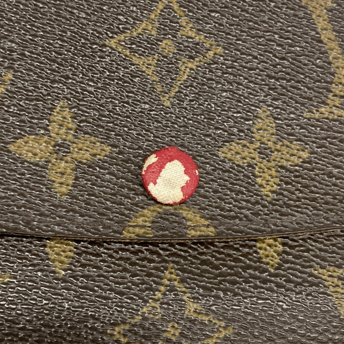 【6ae5612】ルイヴィトン 長財布 モノグラム ポルトフォイユエミリー M60136 ルージュ【中古】レディース