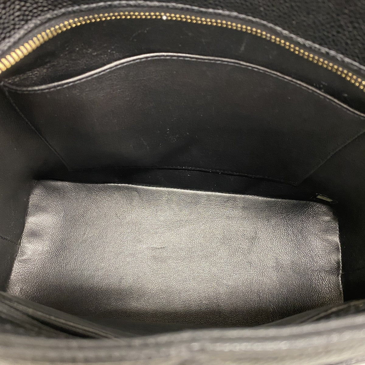 【6ae5613】シャネル トートバッグ 復刻トート キャビアスキン ブラック ゴールド金具【中古】レディース