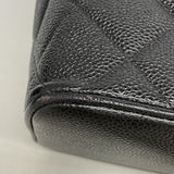 【6ae5613】シャネル トートバッグ 復刻トート キャビアスキン ブラック ゴールド金具【中古】レディース