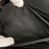 【6ae5614】グッチ 長財布 インターロッキングG 598206 レザー ブラック シャンパンゴールド金具【中古】レディース