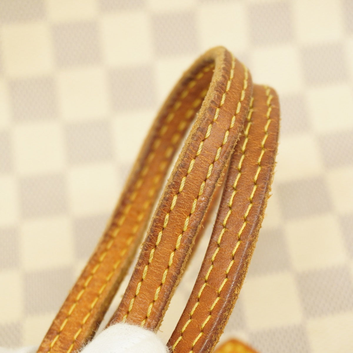 【6ae5616】ルイヴィトン トートバッグ ダミエ・アズール ネヴァーフルGM N51108 ホワイト【中古】レディース