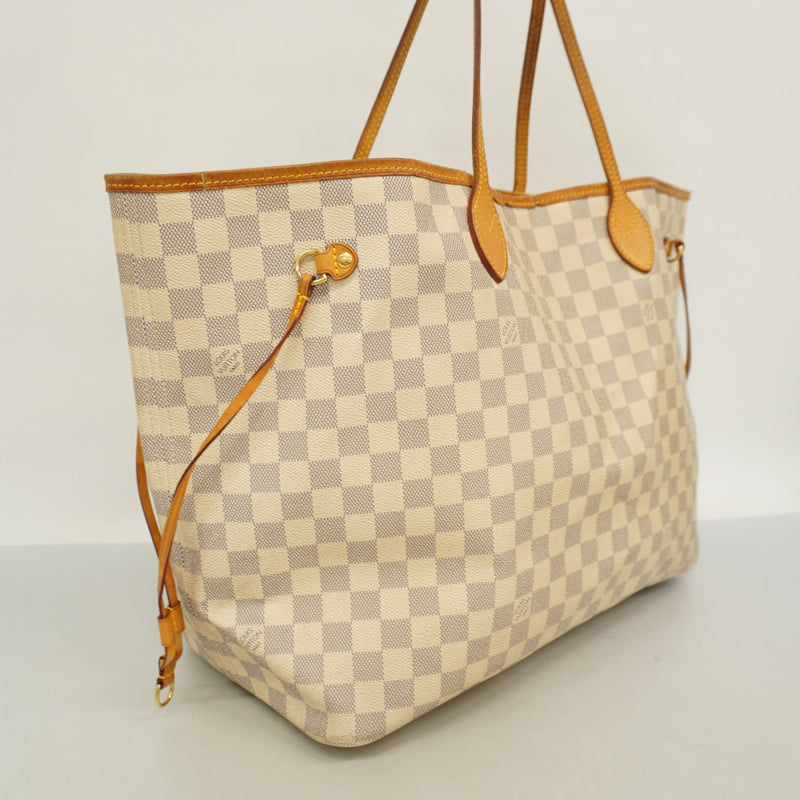 【6ae5616】ルイヴィトン トートバッグ ダミエ・アズール ネヴァーフルGM N51108 ホワイト【中古】レディース