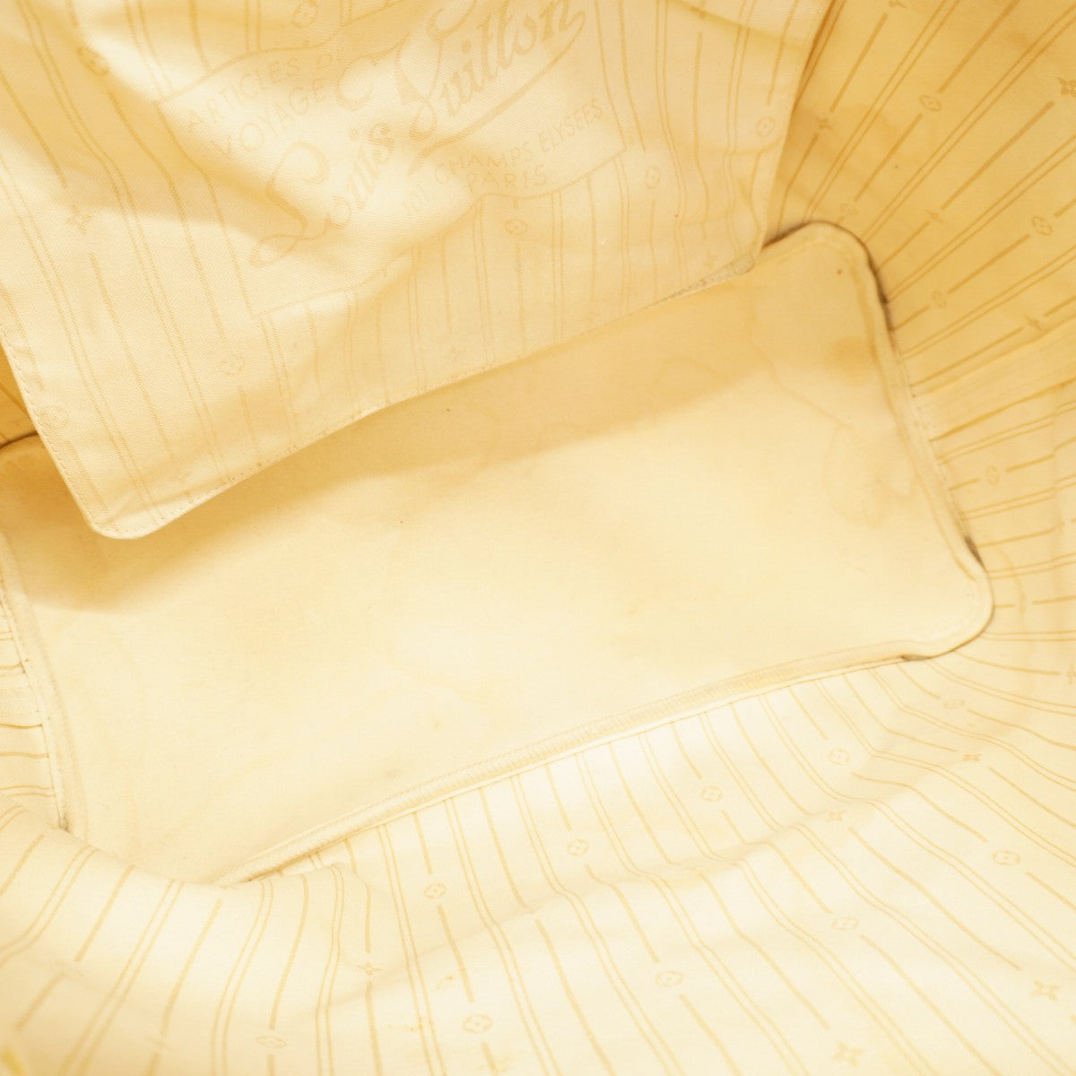 【6ae5616】ルイヴィトン トートバッグ ダミエ・アズール ネヴァーフルGM N51108 ホワイト【中古】レディース