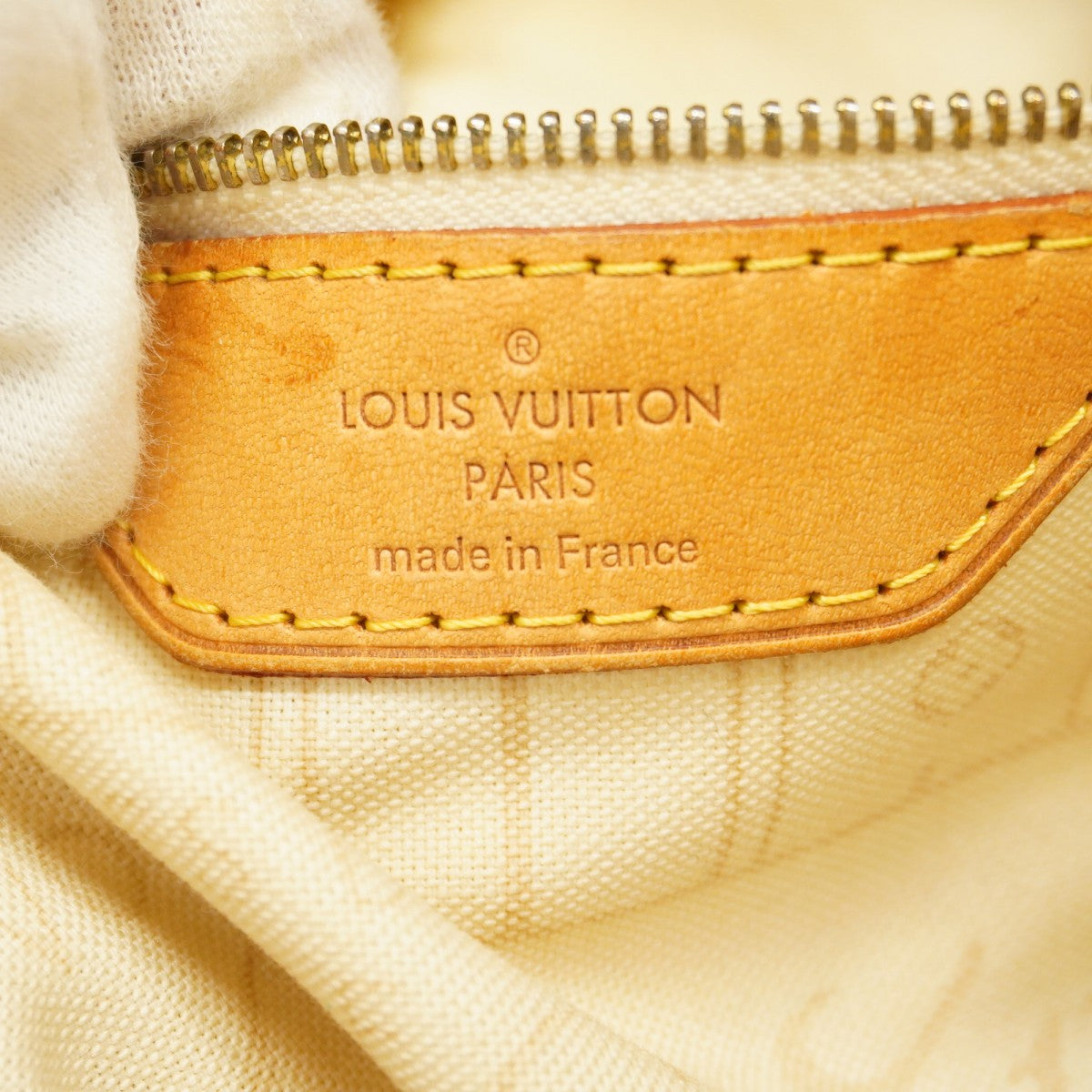 【6ae5616】ルイヴィトン トートバッグ ダミエ・アズール ネヴァーフルGM N51108 ホワイト【中古】レディース