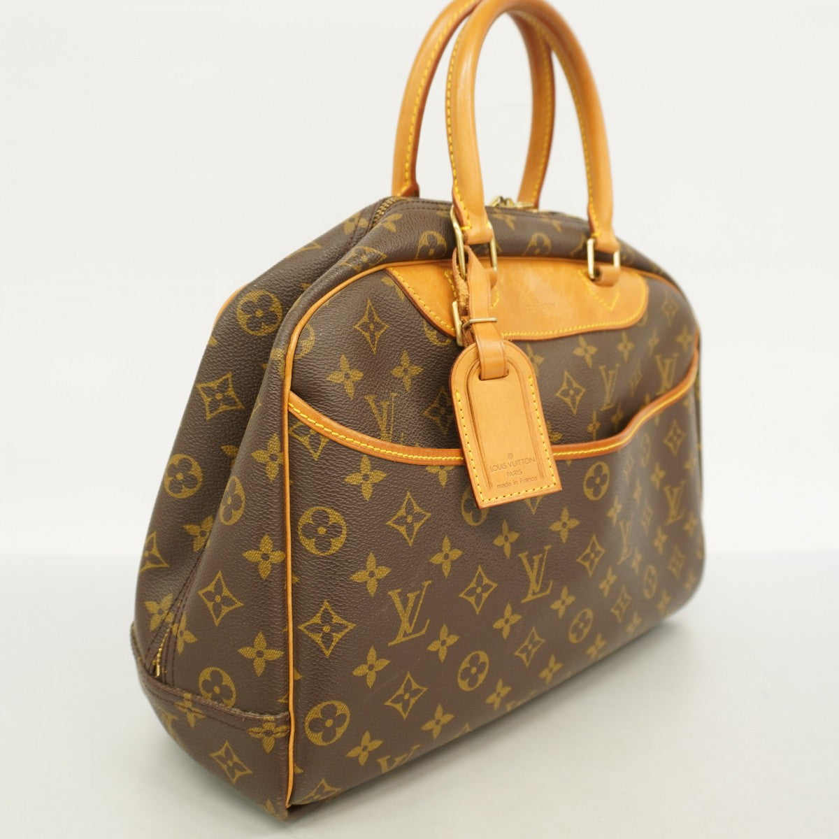 【6ae5617】ルイヴィトン ハンドバッグ モノグラム ドーヴィル M47270 ブラウン【中古】レディース