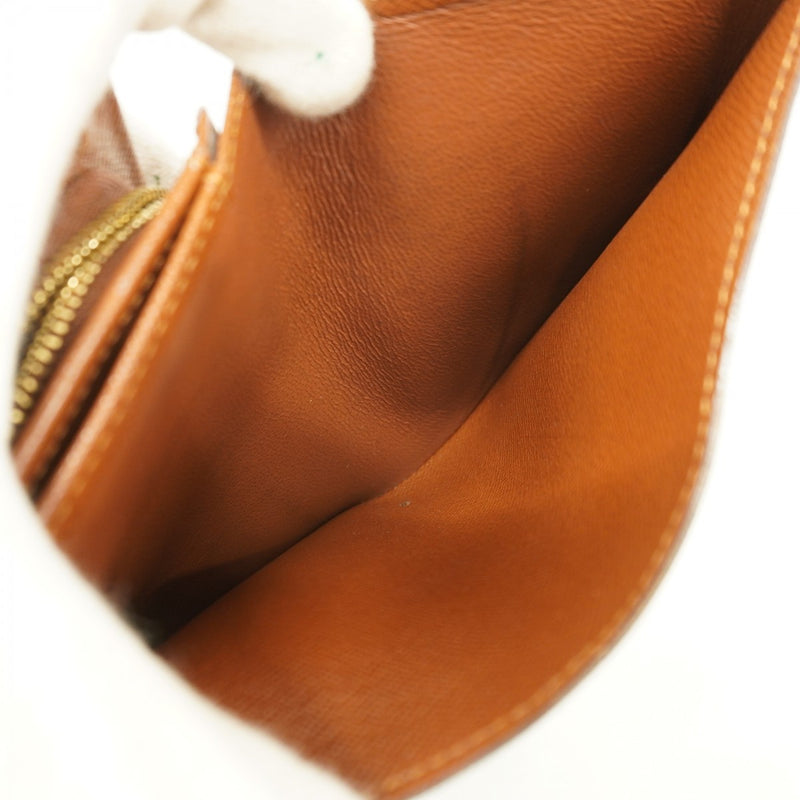 【6ae5619】ルイヴィトン 財布 モノグラム ポルトモネビエトレゾール M61730 ブラウン【中古】レディース