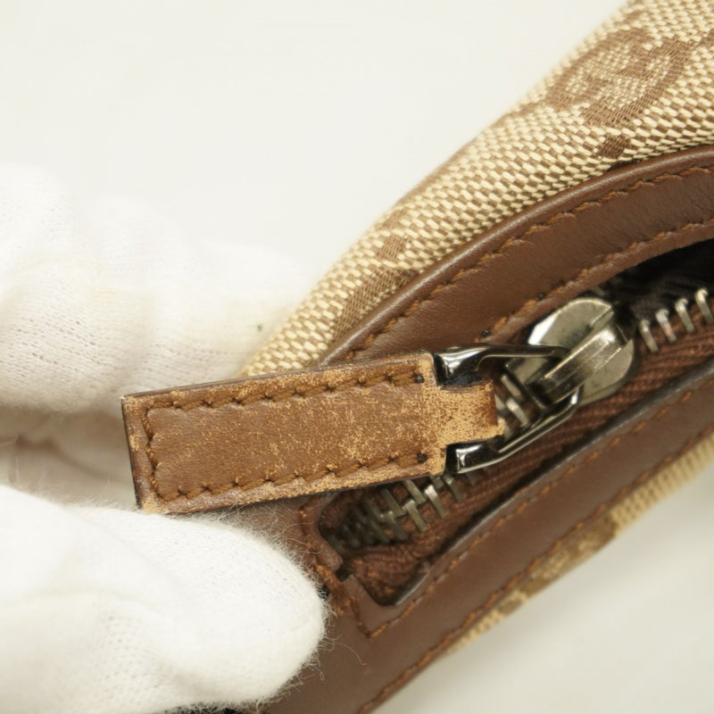 【6ae5623】グッチ ショルダーバッグ GGキャンバス 001 4302 キャンバス ブラウン シルバー金具【中古】レディース