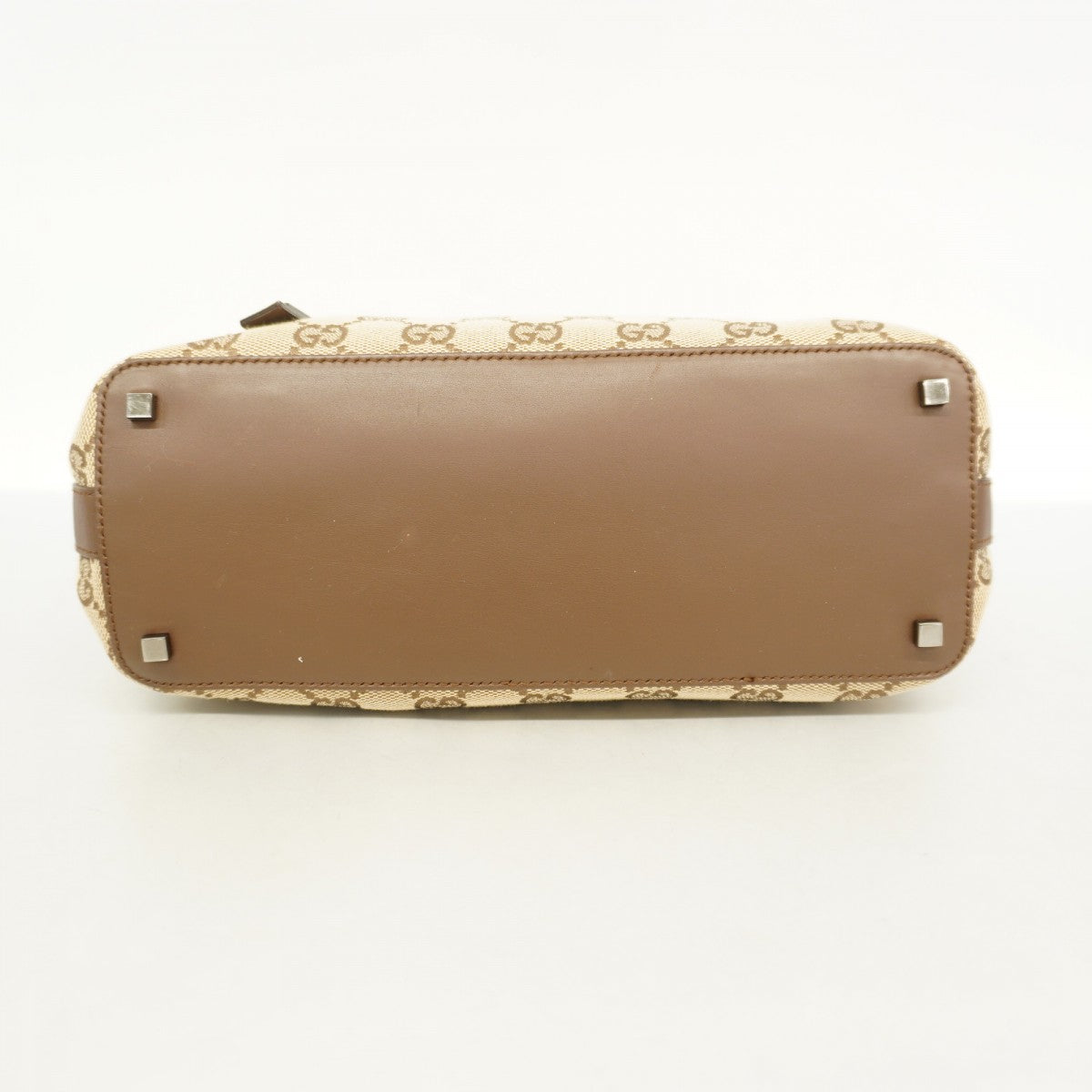 【6ae5623】グッチ ショルダーバッグ GGキャンバス 001 4302 キャンバス ブラウン シルバー金具【中古】レディース