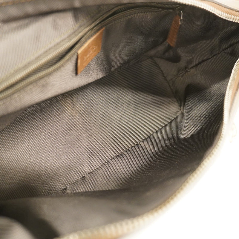 【6ae5623】グッチ ショルダーバッグ GGキャンバス 001 4302 キャンバス ブラウン シルバー金具【中古】レディース