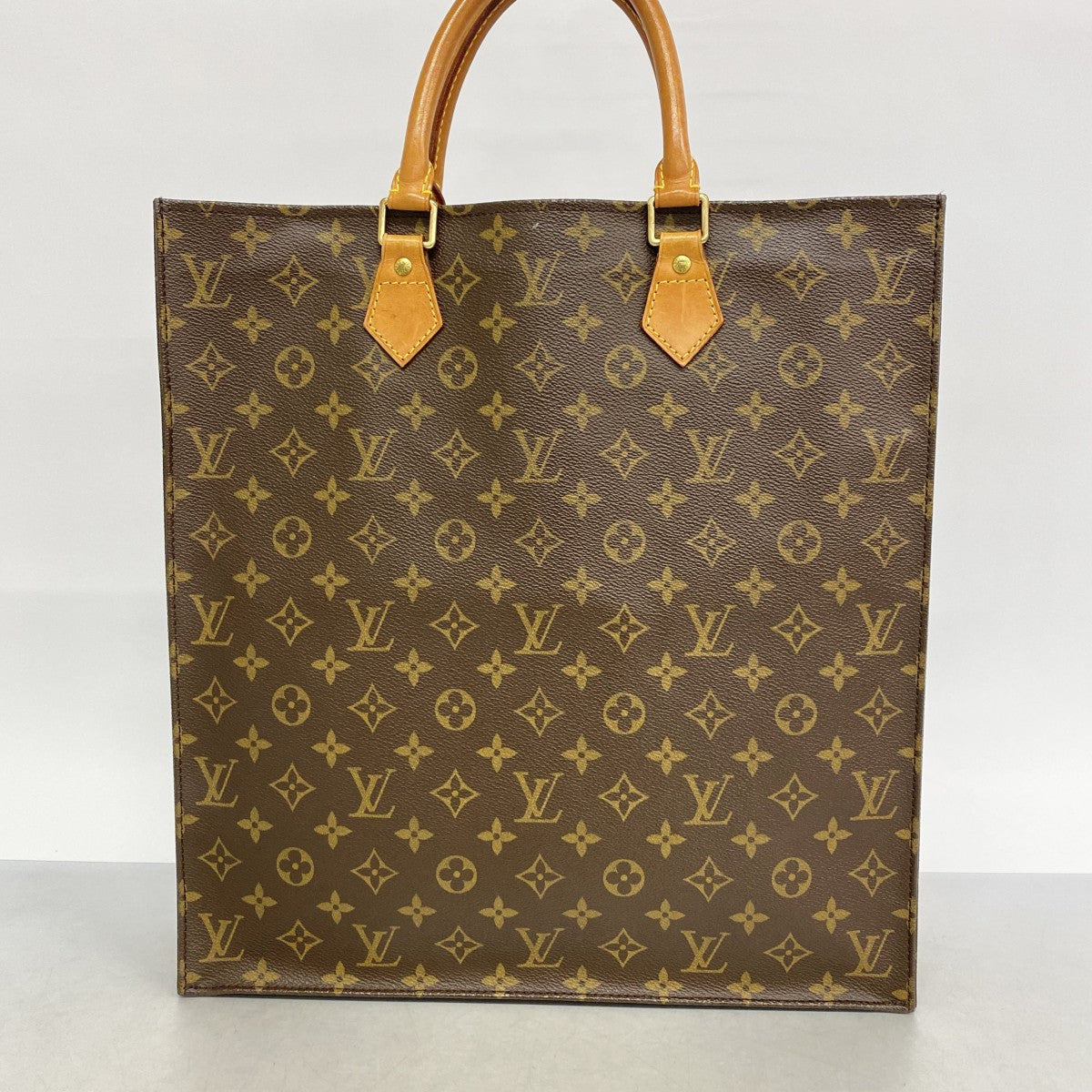 【6ae5639】ルイヴィトン トートバッグ モノグラム サックプラ M51140 ブラウン【中古】レディース