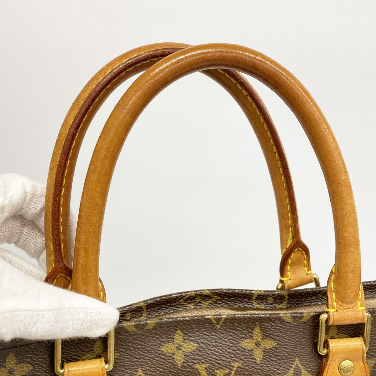 【6ae5639】ルイヴィトン トートバッグ モノグラム サックプラ M51140 ブラウン【中古】レディース
