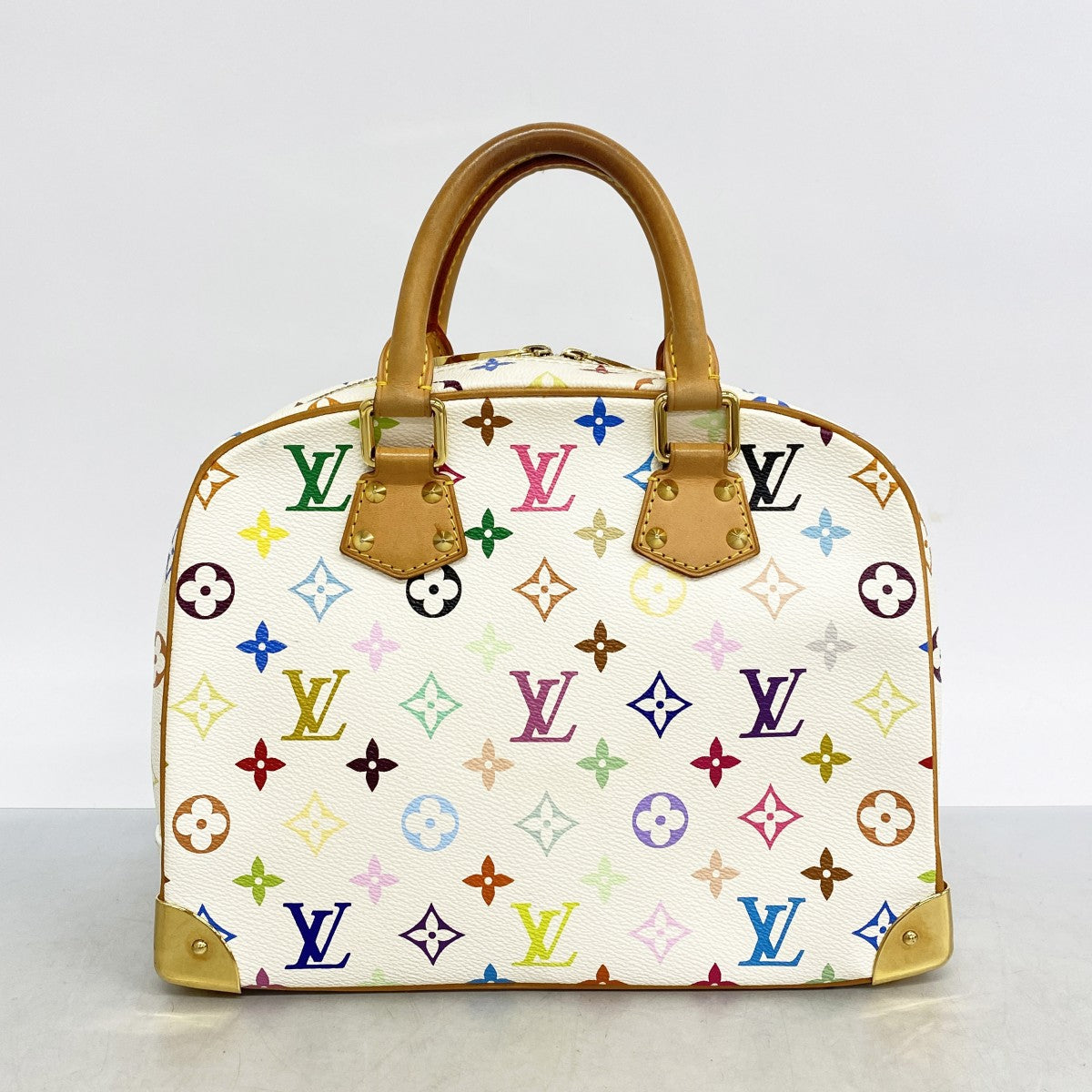 【6ae5640】ルイヴィトン ハンドバッグ モノグラム・マルチカラー トゥルーヴィル M92663 ブロン【中古】レディース