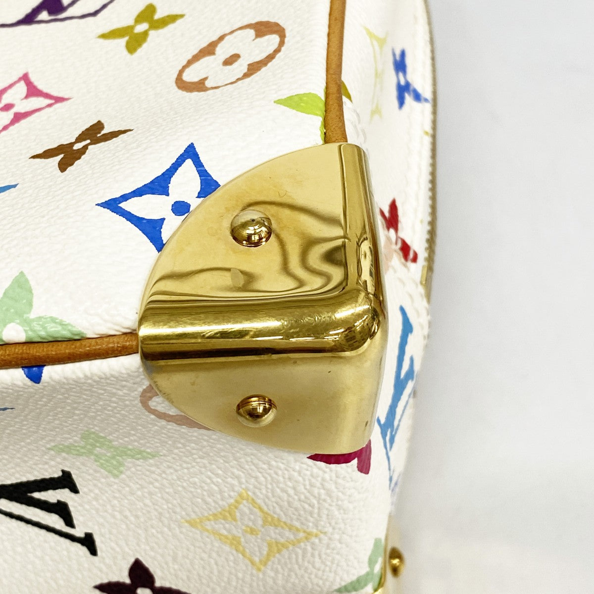 【6ae5640】ルイヴィトン ハンドバッグ モノグラム・マルチカラー トゥルーヴィル M92663 ブロン【中古】レディース