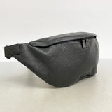 【6ae5641】ルイヴィトン ボディバッグ モノグラム・シャドウ ディスカバリーバムバッグ M44388 ブラック【中古】メンズ