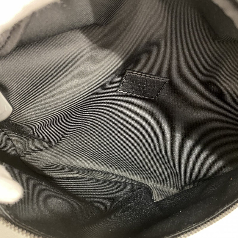 【6ae5641】ルイヴィトン ボディバッグ モノグラム・シャドウ ディスカバリーバムバッグ M44388 ブラック【中古】メンズ