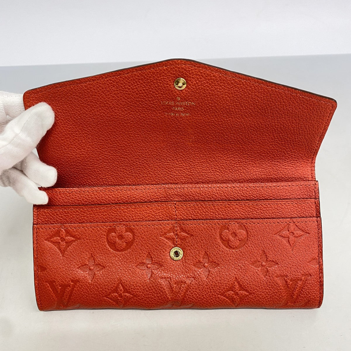 【6ae5644】ルイヴィトン 長財布 モノグラム・アンプラント ポルトフォイユキュリユーズ M60732 スリーズ【中古】レディース