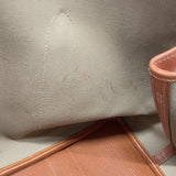 【6ae5646】エルメス トートバッグ ガーデンパーティPM トワルオフィシエ ポティロン シルバー金具 □J刻印【中古】レディース