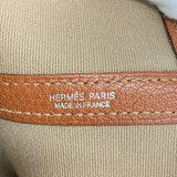 【6ae5646】エルメス トートバッグ ガーデンパーティPM トワルオフィシエ ポティロン シルバー金具 □J刻印【中古】レディース