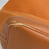 【6ae5646】エルメス トートバッグ ガーデンパーティPM トワルオフィシエ ポティロン シルバー金具 □J刻印【中古】レディース