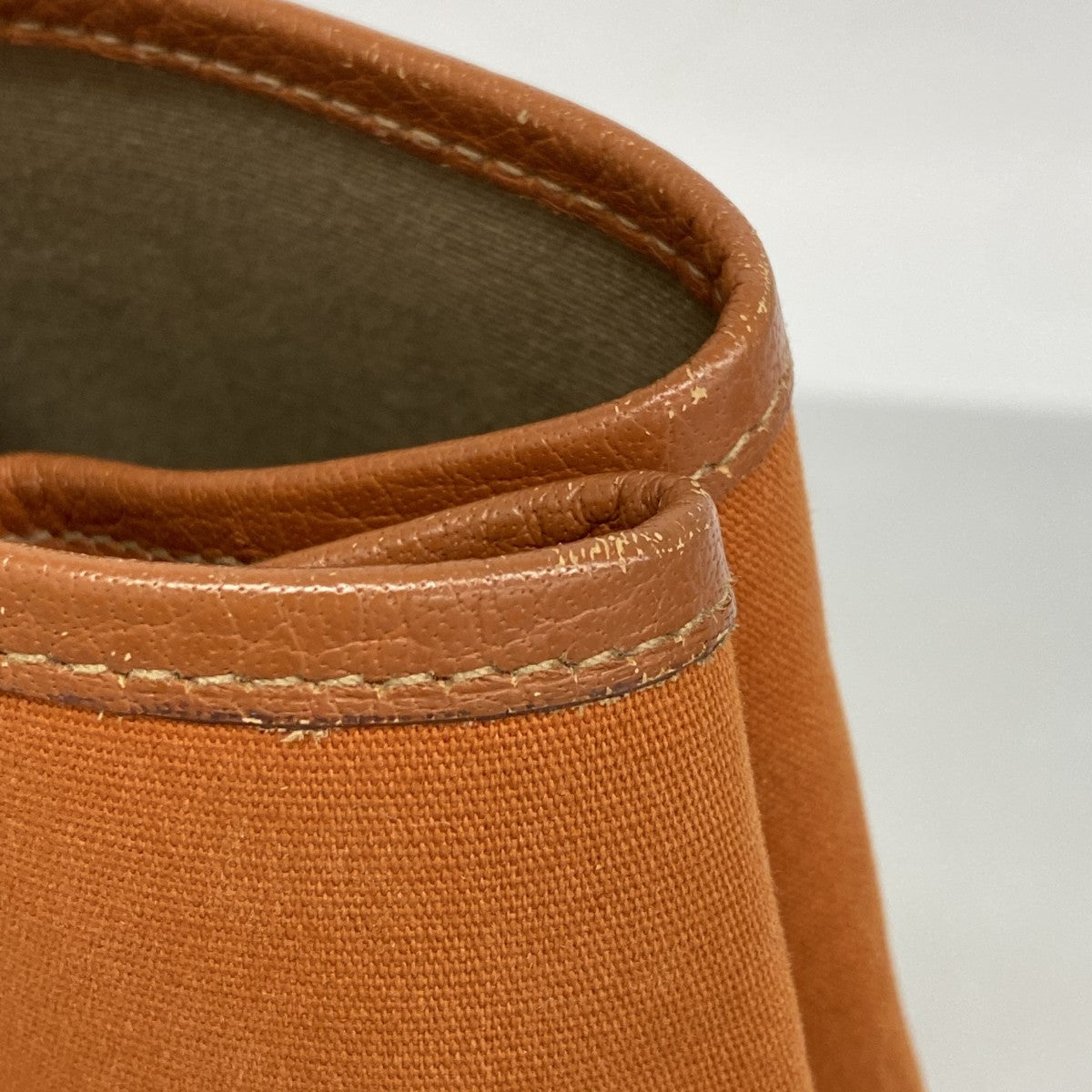 【6ae5646】エルメス トートバッグ ガーデンパーティPM トワルオフィシエ ポティロン シルバー金具 □J刻印【中古】レディース