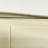 【6ae5648】グッチ 長財布 グッチシマ 394005 レザー アイボリー シャンパンゴールド金具【中古】メンズ レディース ユニセックス