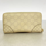 【6ae5648】グッチ 長財布 グッチシマ 394005 レザー アイボリー シャンパンゴールド金具【中古】メンズ レディース ユニセックス