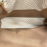 【6ae5649-k】セリーヌ トートバッグ マカダム PVC ブラウン ゴールド金具【中古】レディース